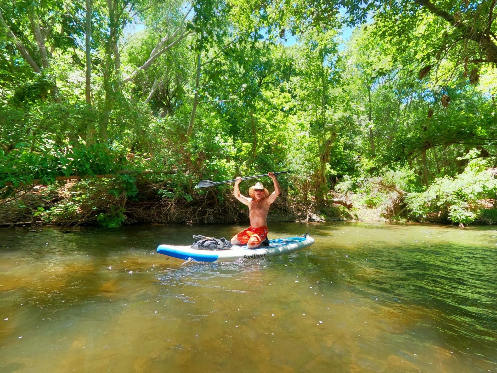 paddleboarding Oak Creek